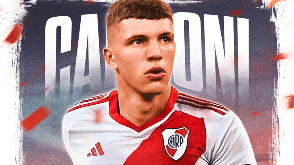 Franco Carboni fue presentado oficialmente como jugador de&nbsp;River