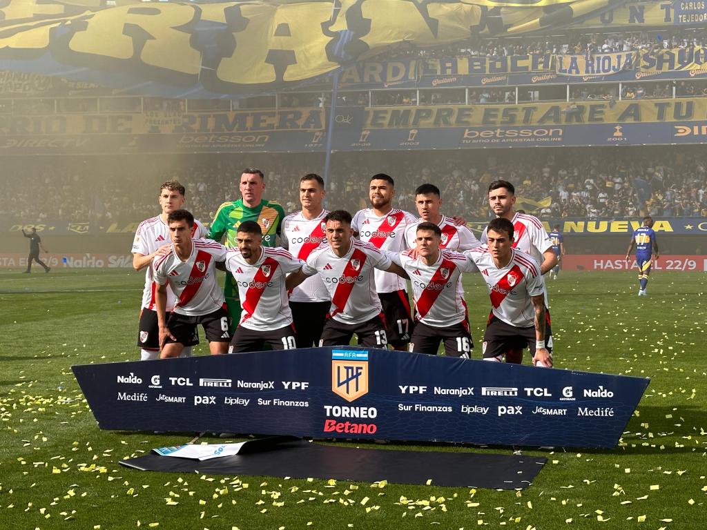 Los puntajes de la victoria de River sobre Boca en la Liga Profesional&nbsp;2024