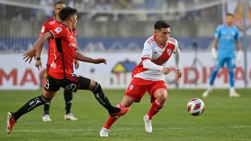 Partido entre River y Colo-Colo por la Copa Libertadores