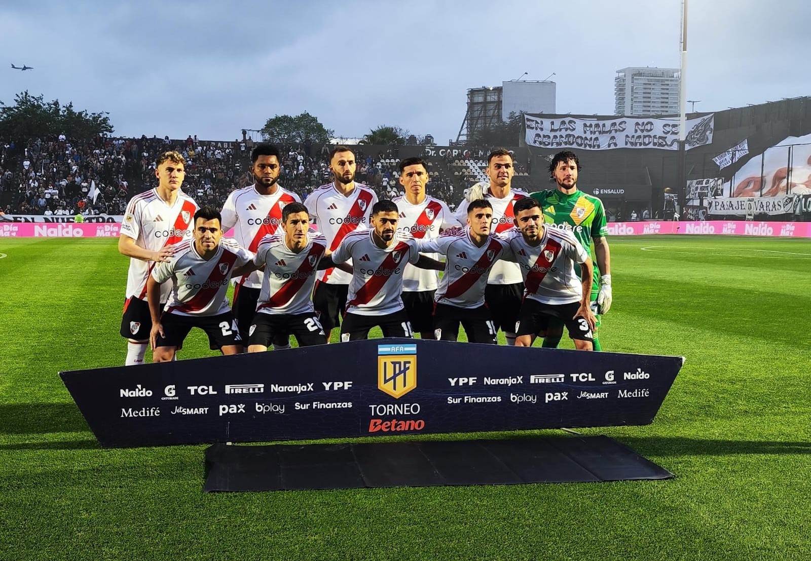 La formación inicial de River frente a Platense por la Liga Profesional 2024