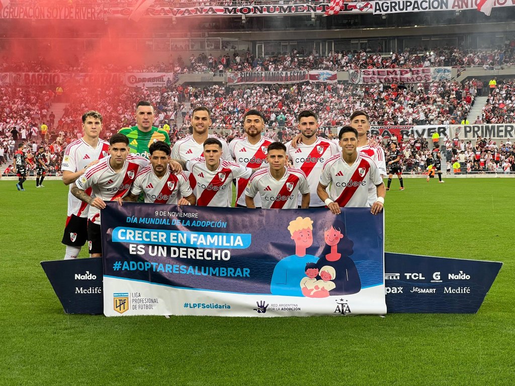 Once inicial de River Plate frente a Barracas Central por la Liga Profesional
