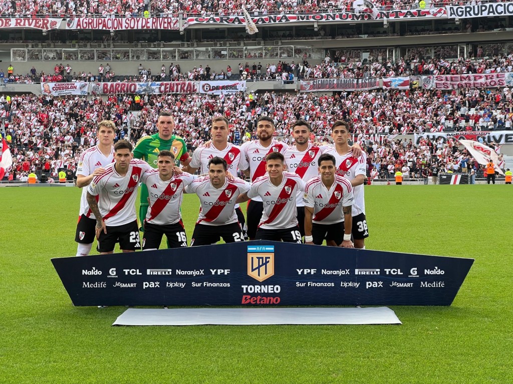 Confirmado: el once inicial de River ante&nbsp;Racing&nbsp;