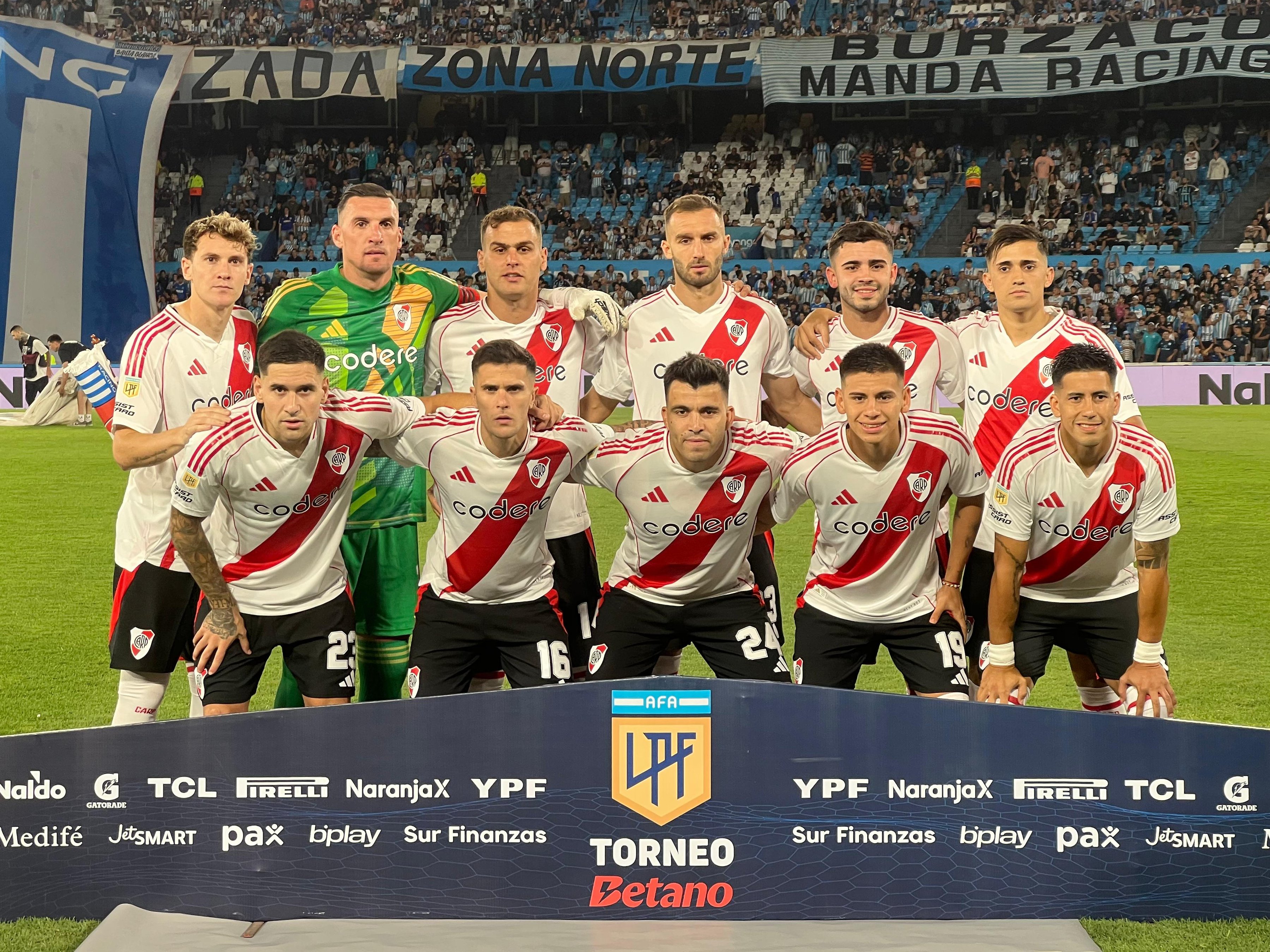 El once titular de River para enfrentar a Racing por la Liga Profesional