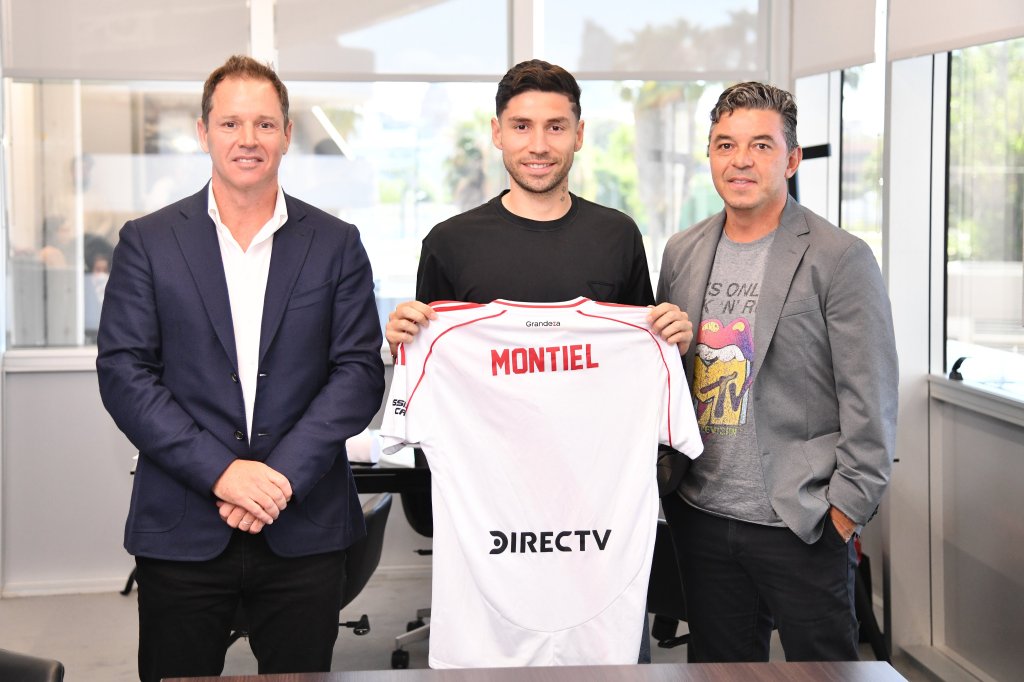 Oficial: Gonzalo Montiel fue presentado como nuevo refuerzo de&nbsp;River